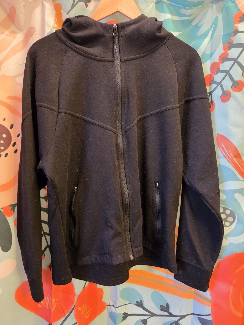Spyder Active Black Hoodie with Red Logo Accents